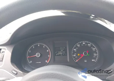 2013 Volkswagen Jetta 2.0L S из США, поврежденный, VIN 3VW2K7AJ7DM213501